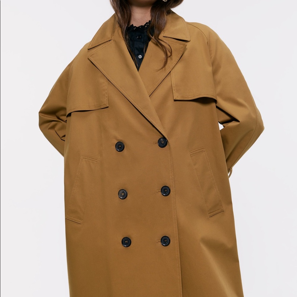 Oversized trench coat